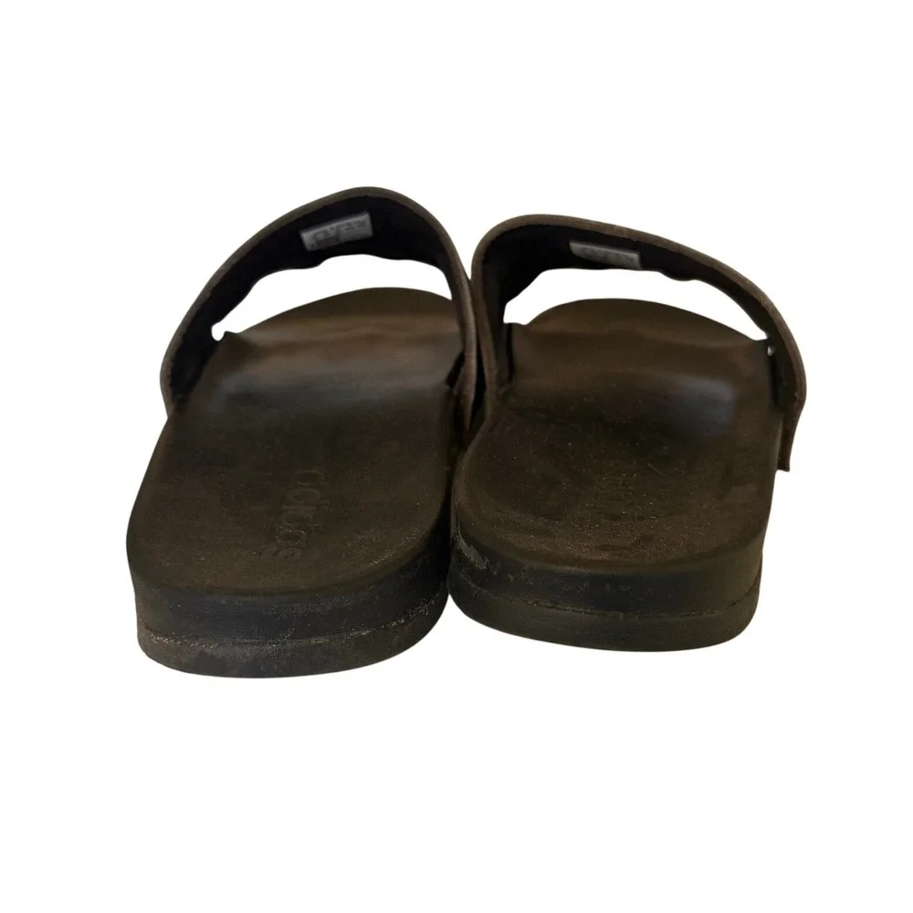 Adidas Adilette Comfort Slides Mens Size 14 Black GZ5896 Sandal Sport Casual